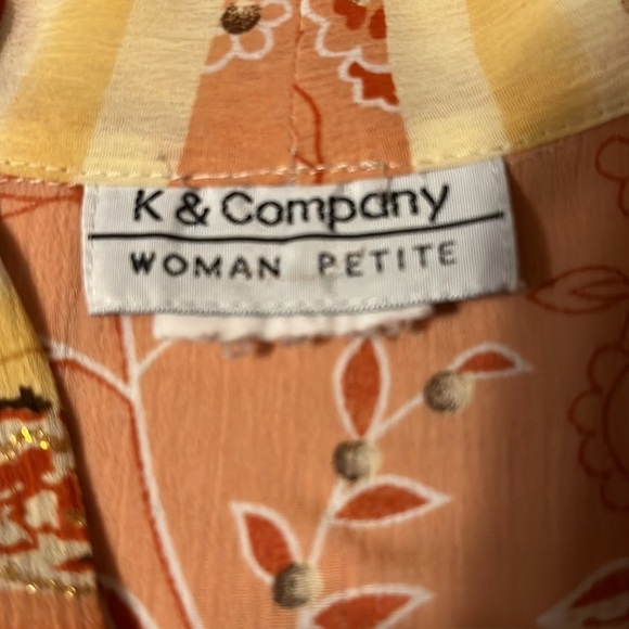 K & Company duster jacket. Pink. Size large petit - Picture 5 of 7